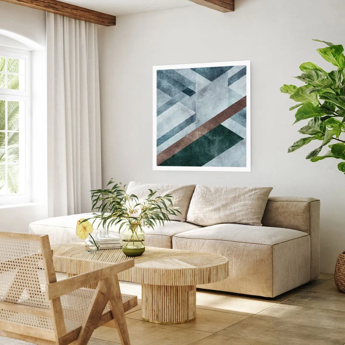 Poszter - A geometria kifinomult eleganciája - 30x30 cm