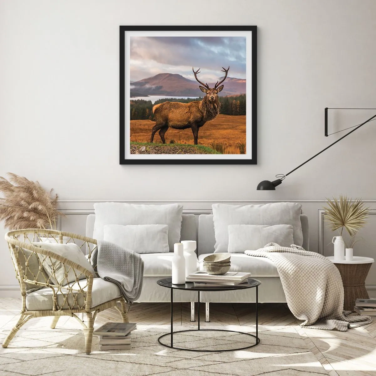 Poszter fehér keretben - A természet fensége - 60x60 cm