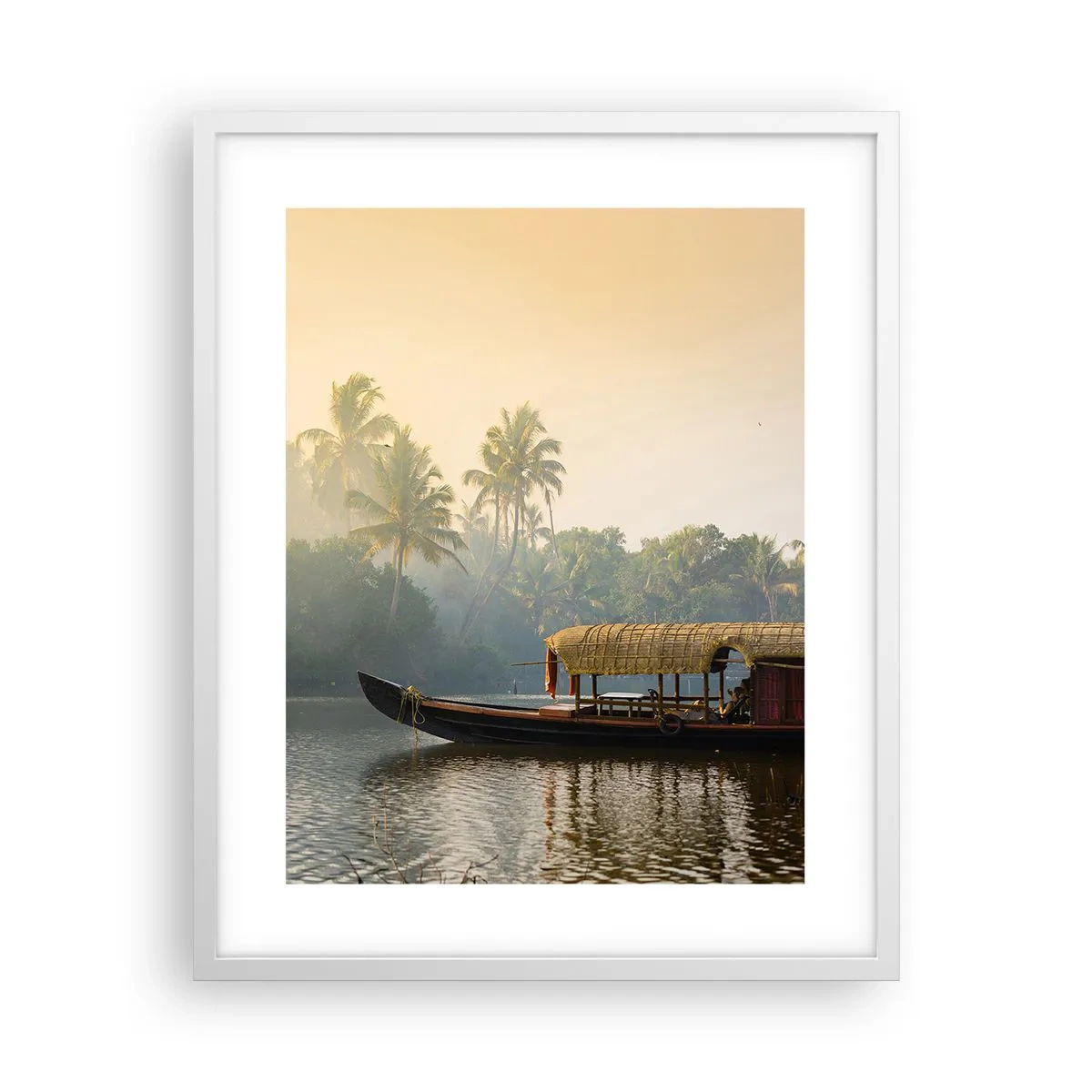 Poszter fekete keretben - Ház a folyón - 40x50 cm