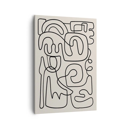 Vászonkép - A nyomonkövetésben - 50x70 cm