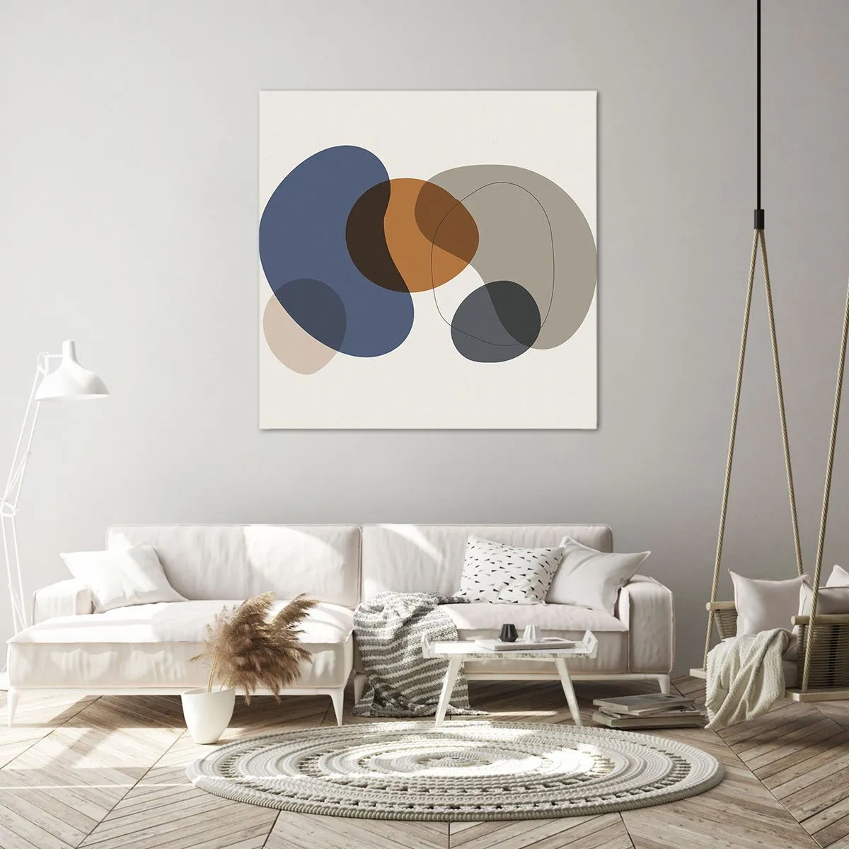 Vászonkép - Színek cseppjei - 70x70 cm