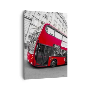 Vászonkép - London hagyományosan - by bus - 50x70 cm