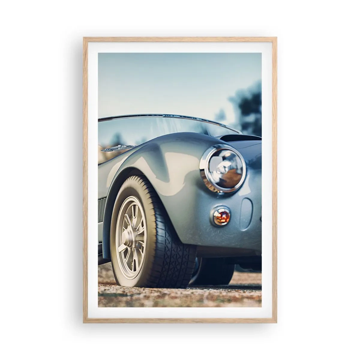 Poszter világos tölgy keretben - Mert a stílus számít - 61x91 cm