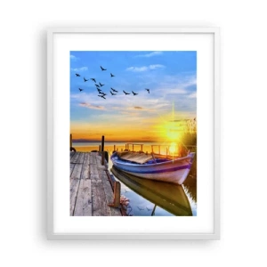 Poszter fekete keretben - Viszlát holnapig - 40x50 cm