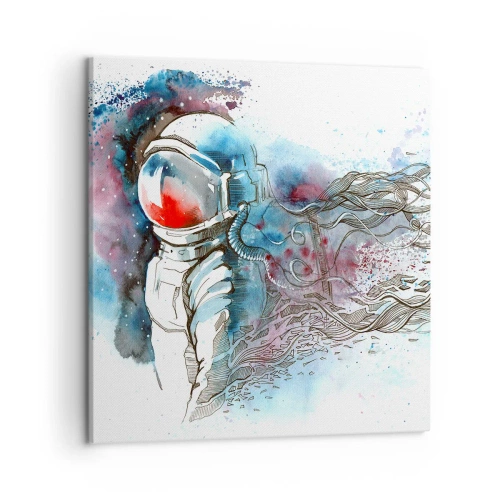 Vászonkép - Egy az egyben az űrrel - 50x50 cm