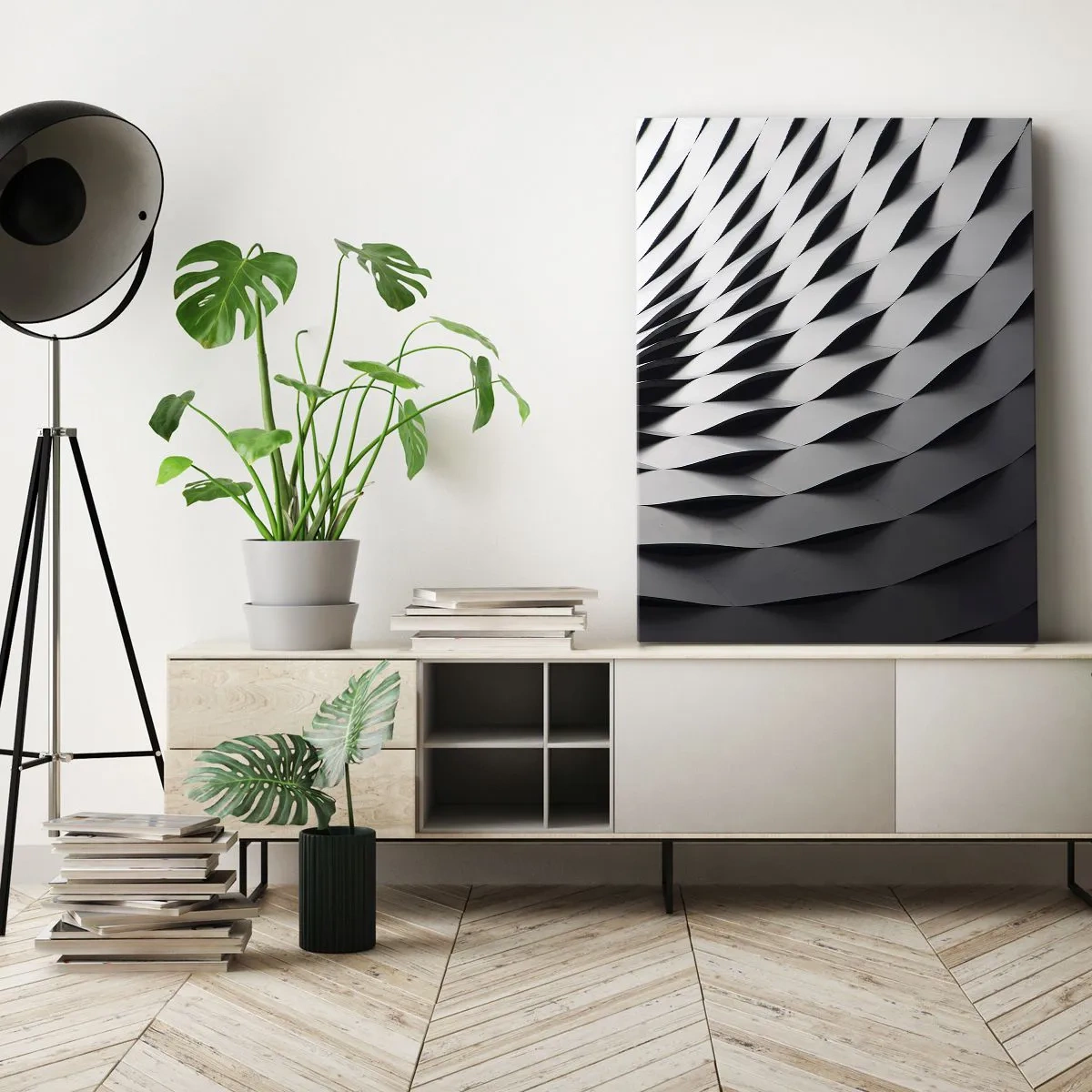 Vászonkép - A hullámok felszínén - 70x100 cm