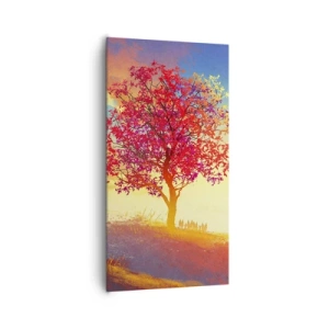 Vászonkép - Zarándok a célállomáson - 65x120 cm