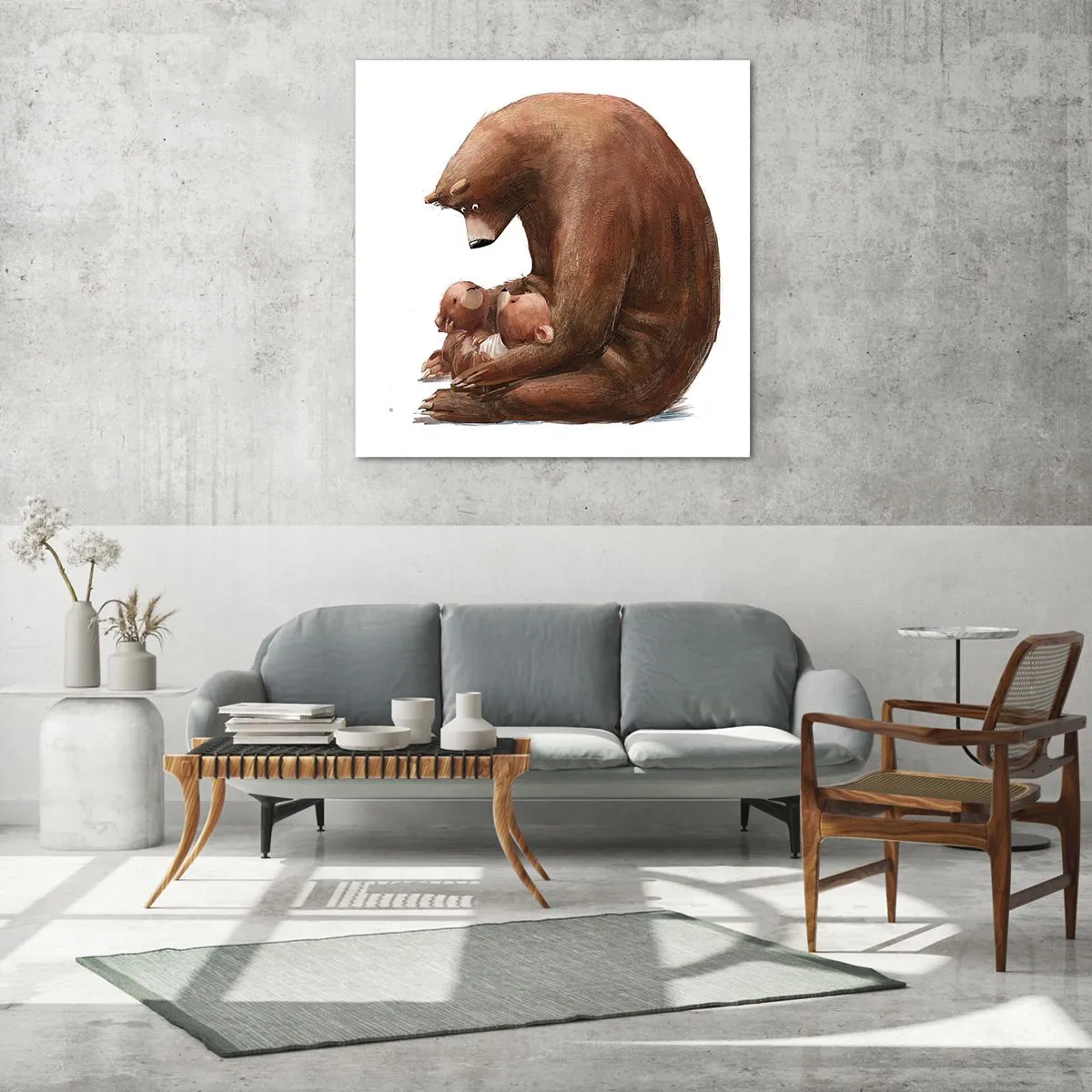 Üveg kép - Szép álmokat gyerekek - 60x60 cm