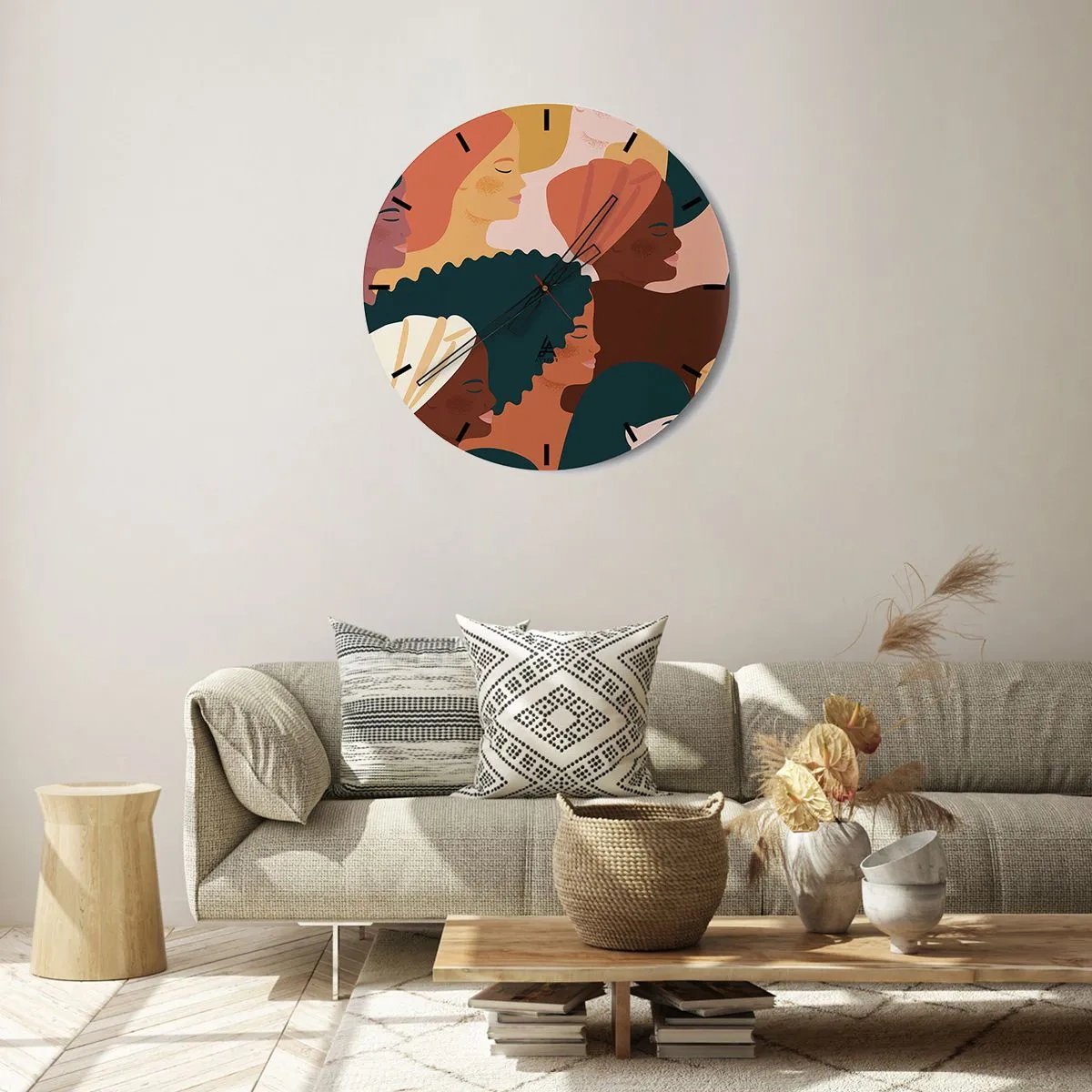 Falióra, Óra - Csak a nőiesség - 40x40 cm