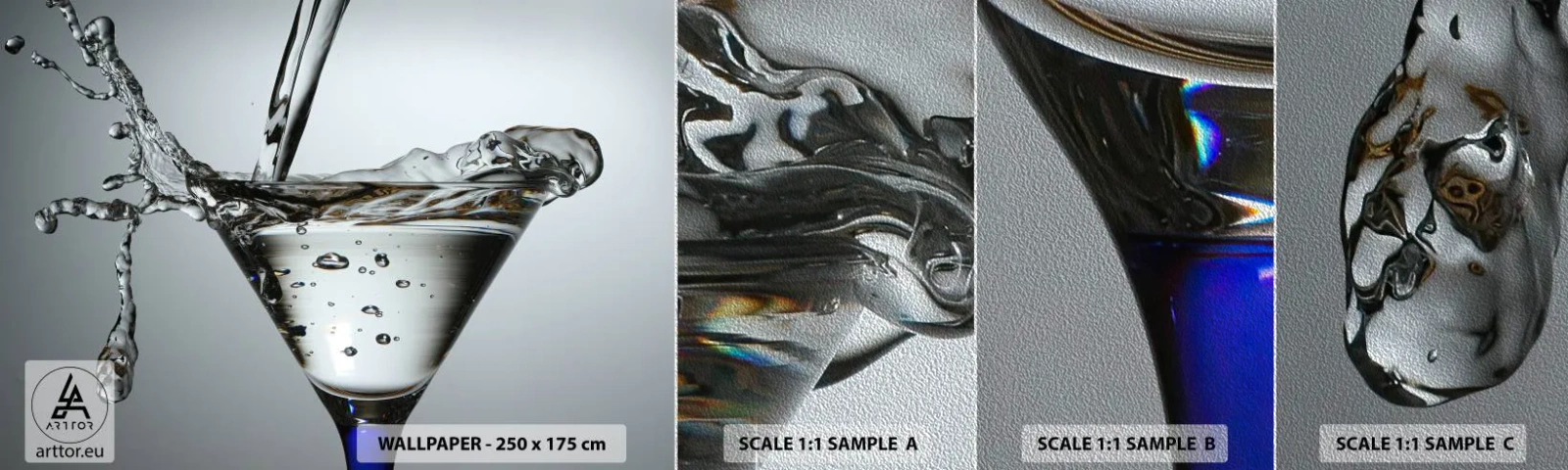 Fotótapéta Minta Premium Sand - A csésze peremén - Üveg, Ital, Gasztronómia - 100x30 cm