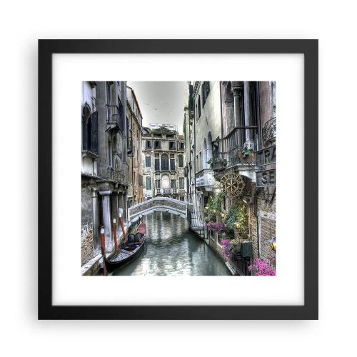 Poszter fehér keretben - Évszázadokon át néma elmélkedésben - 30x30 cm