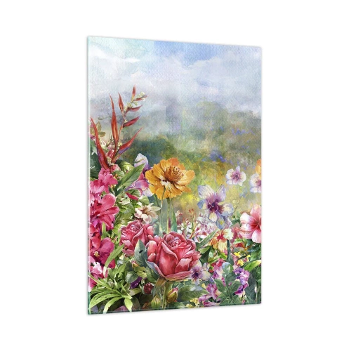 Üveg kép - A kert, amelyik megőrült - 50x70 cm