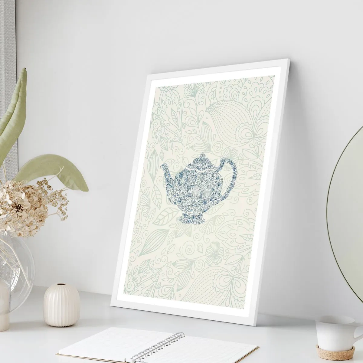 Poszter fekete keretben - Tea varázsa - 70x100 cm