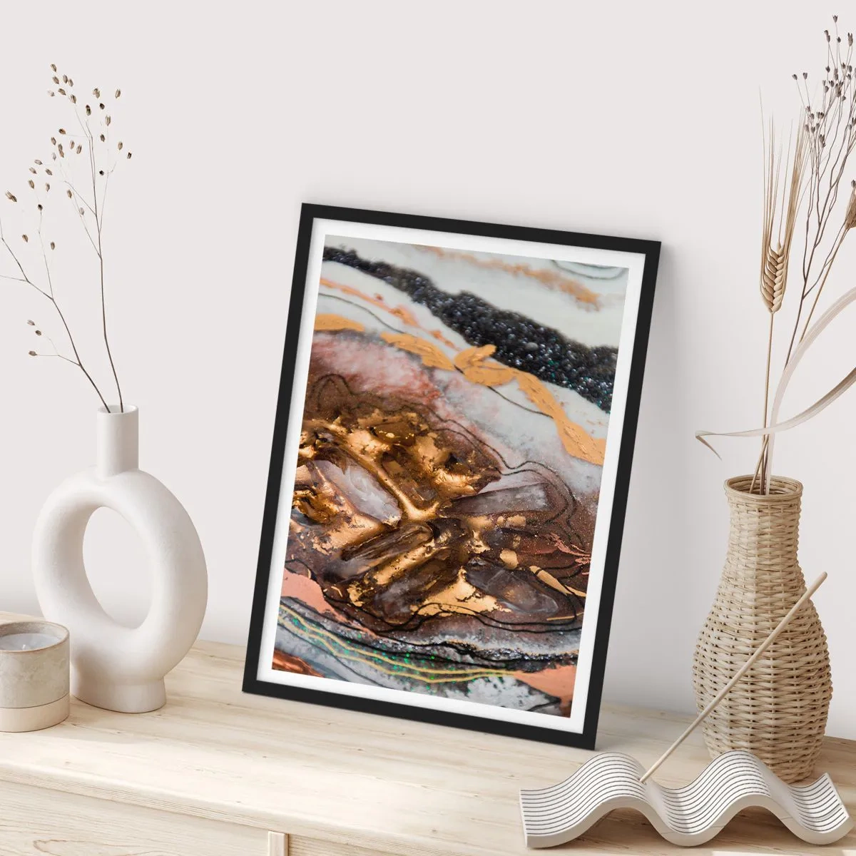 Poszter fehér keretben - A föld eleme - 61x91 cm