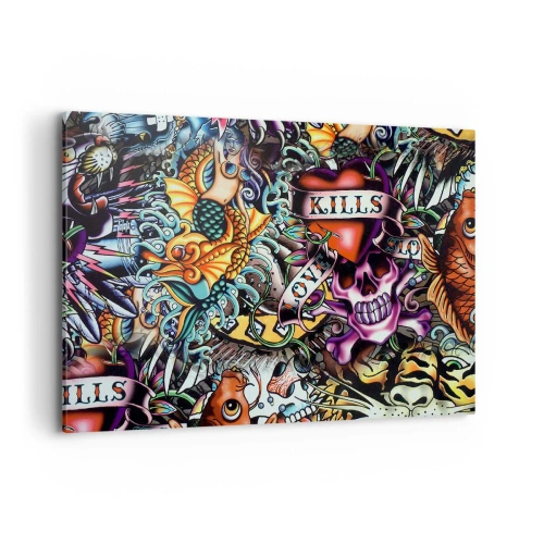 Vászonkép - A tetováló művész álma - 100x70 cm