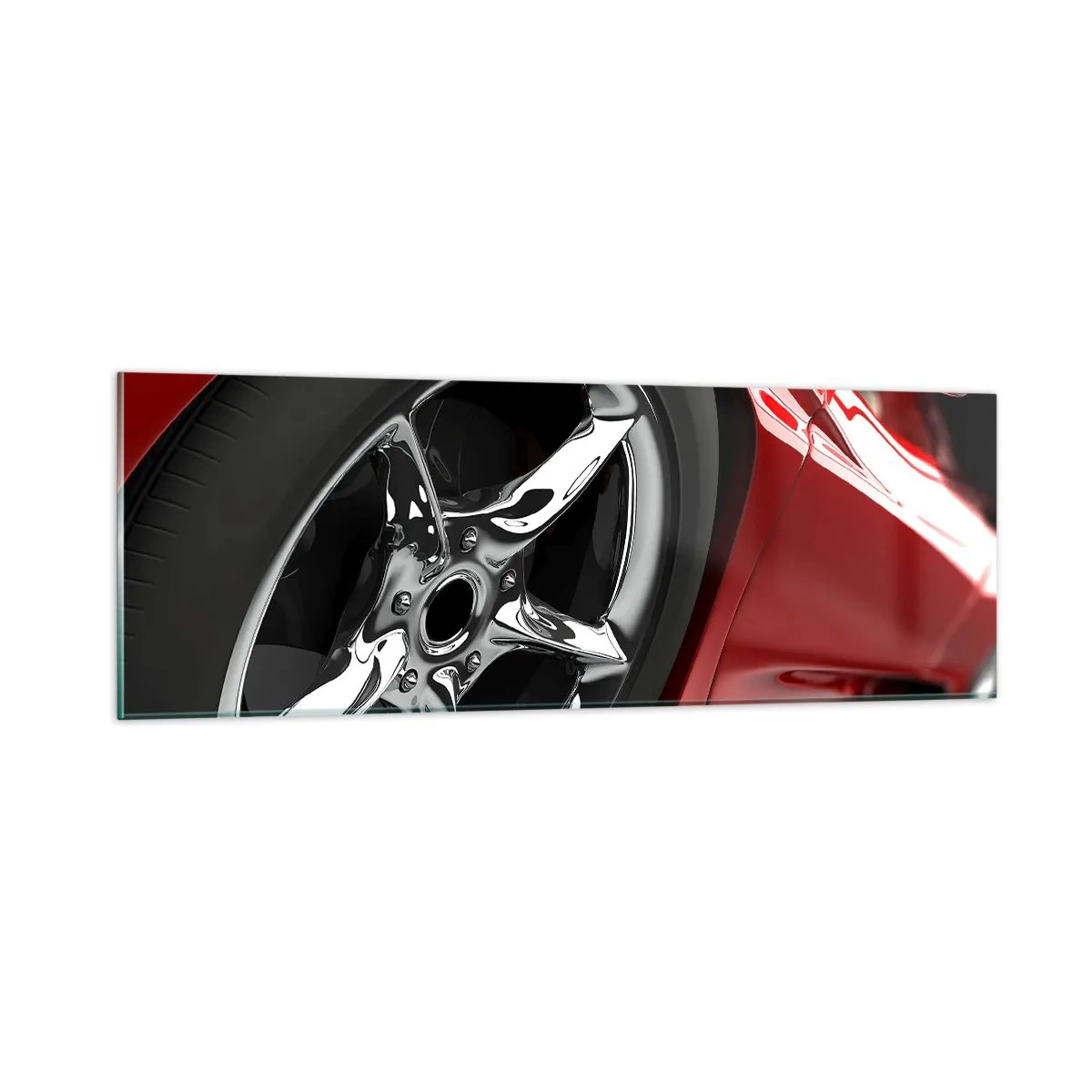 Üveg kép - Gyorsaságnak született - 90x30 cm