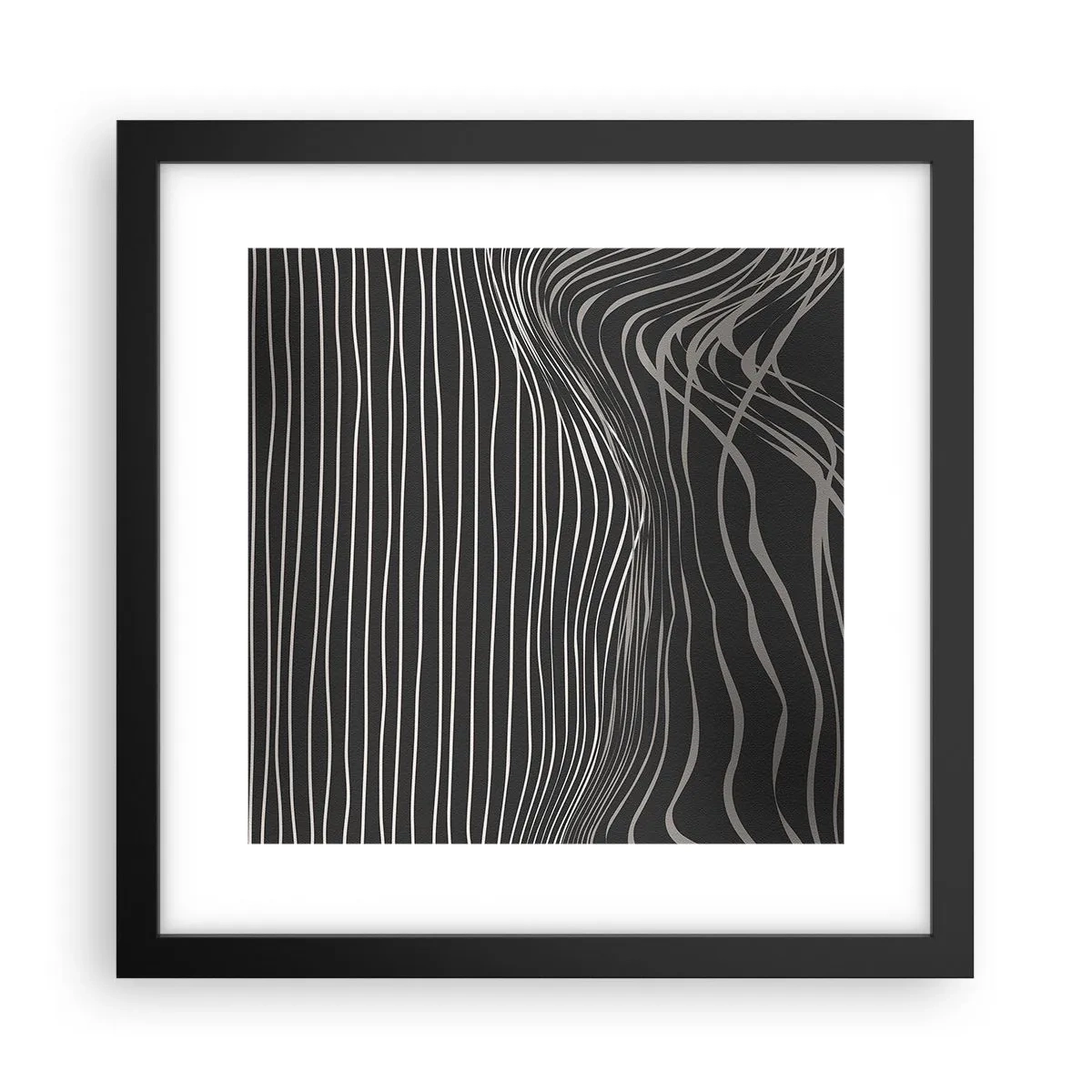 Poszter fehér keretben - Ritmus és akcentus - 30x30 cm