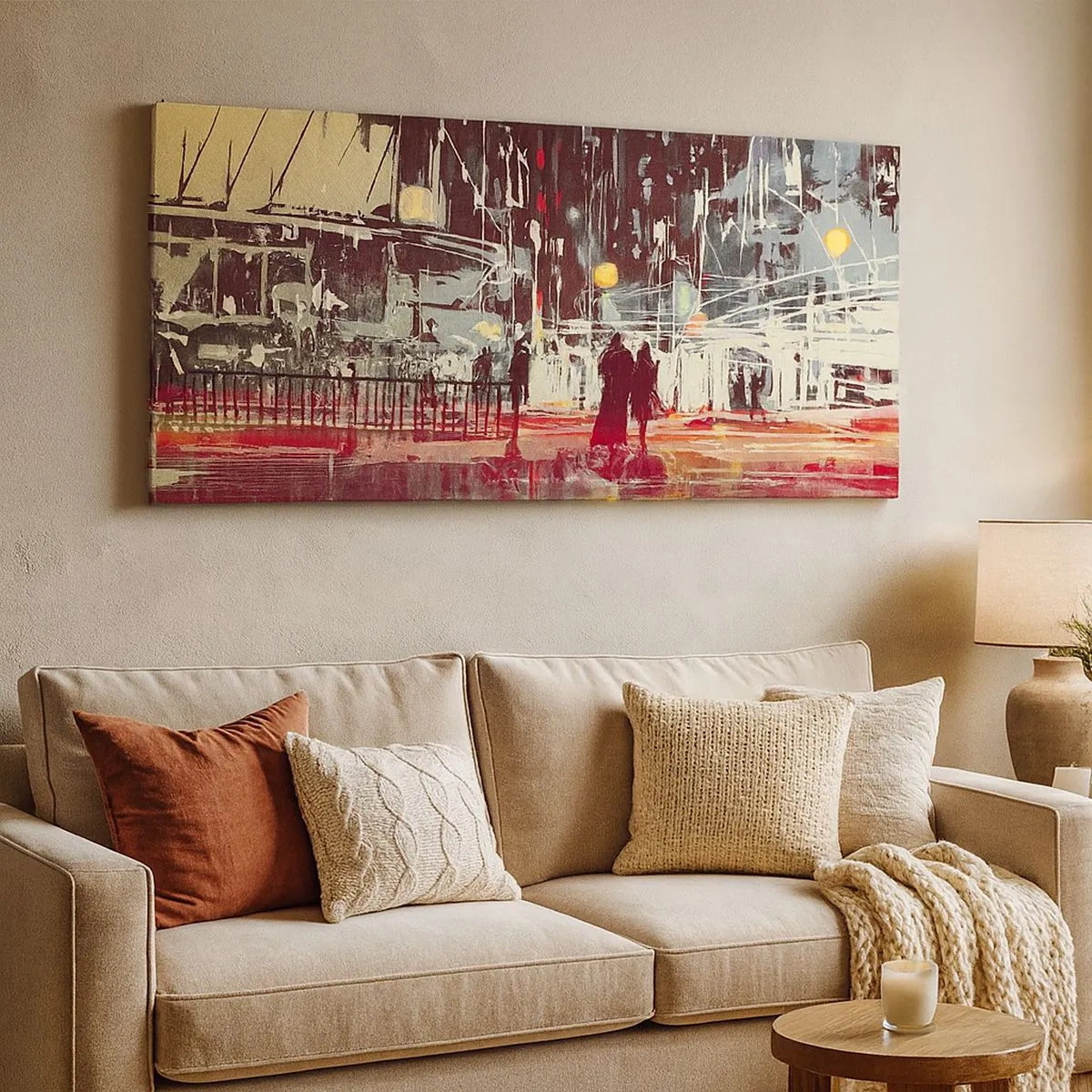 Vászonkép - Egy nagyvárosi átkelő - 100x40 cm