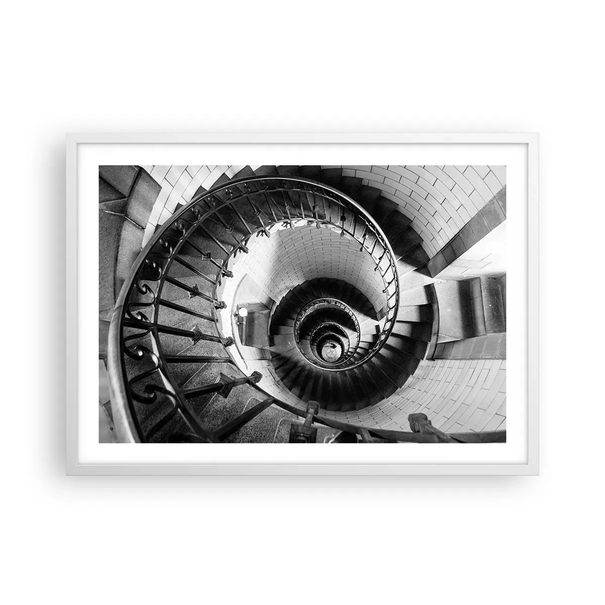 Poszter fekete keretben - Feljebb es feljebb - 70x50 cm