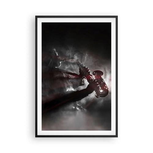 Poszter fehér keretben - A jazz párolgásban - 61x91 cm