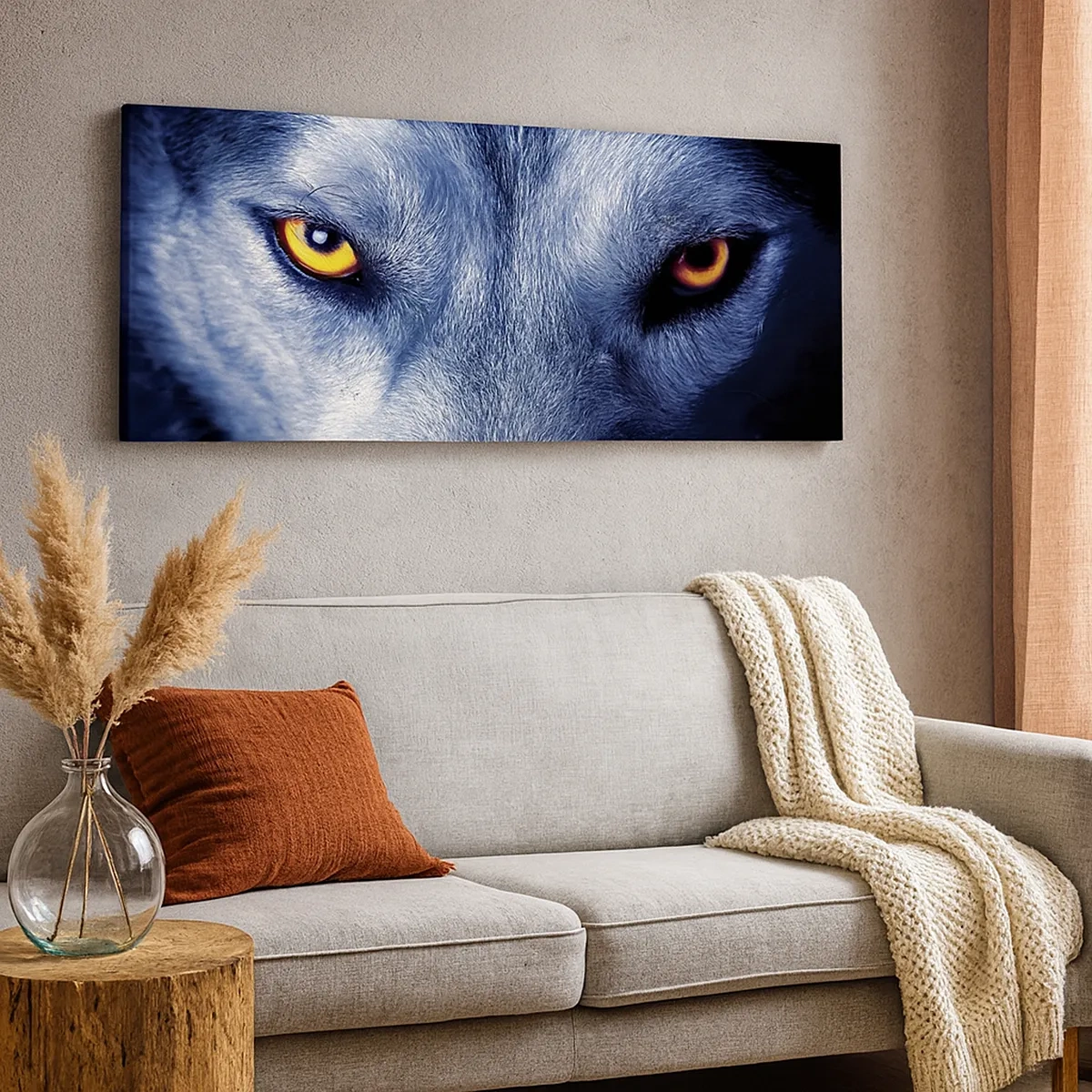 Vászonkép - Hipnotizáló nézés - 30x30 cm