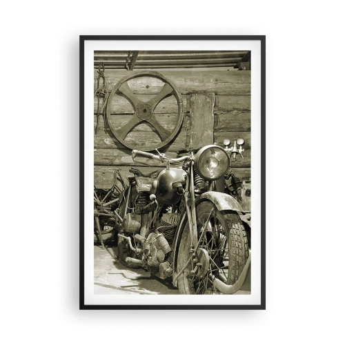 Poszter fehér keretben - Władek bácsi fészerében - 61x91 cm