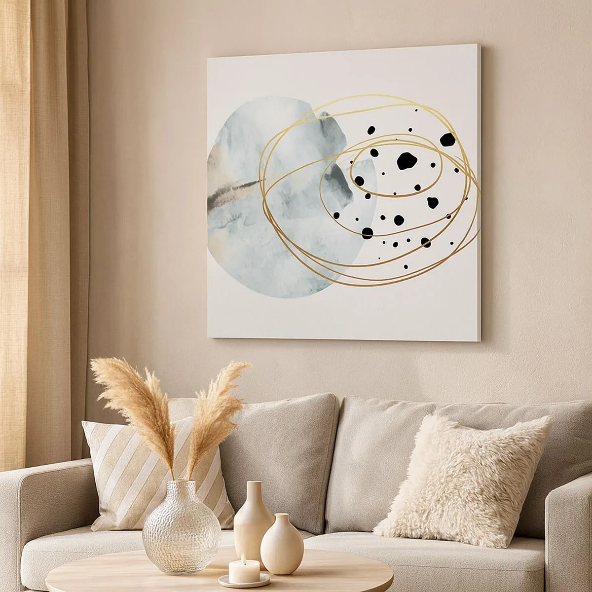 Vászonkép - Az ölelő térben - 30x30 cm