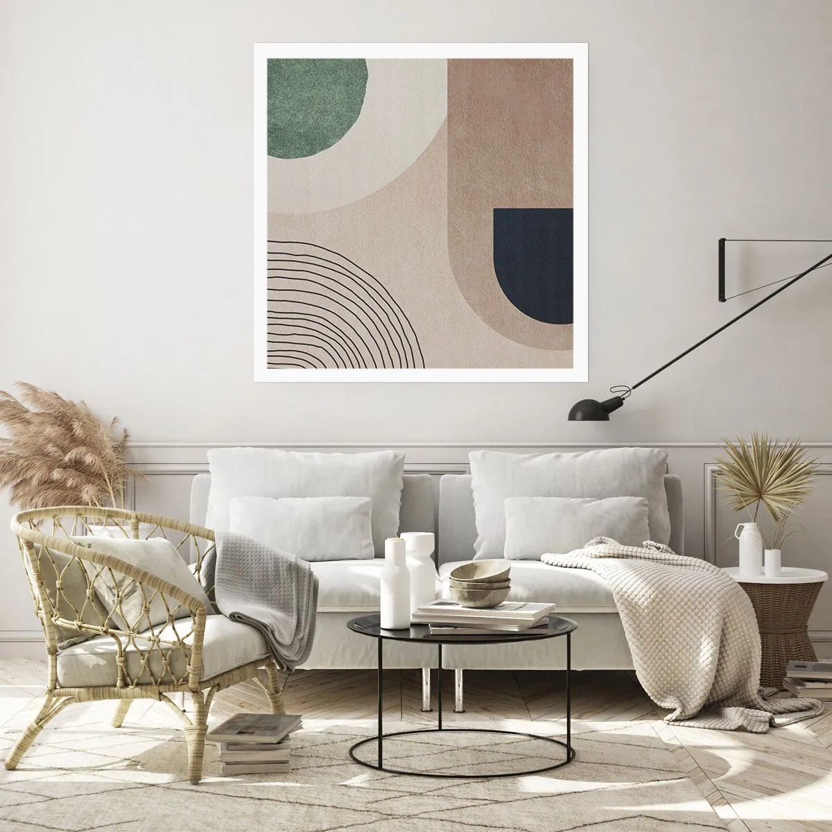 Poszter - Egy ovális szelídsége - 60x60 cm