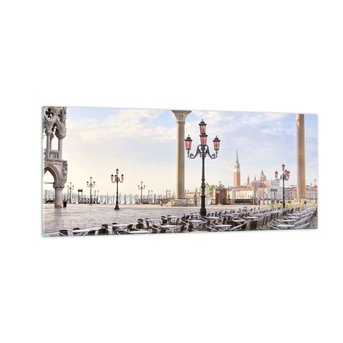 Üveg kép - Gyere, minden készen áll - 100x40 cm