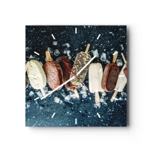 Falióra, Óra - A forró nyár íze - 30x30 cm