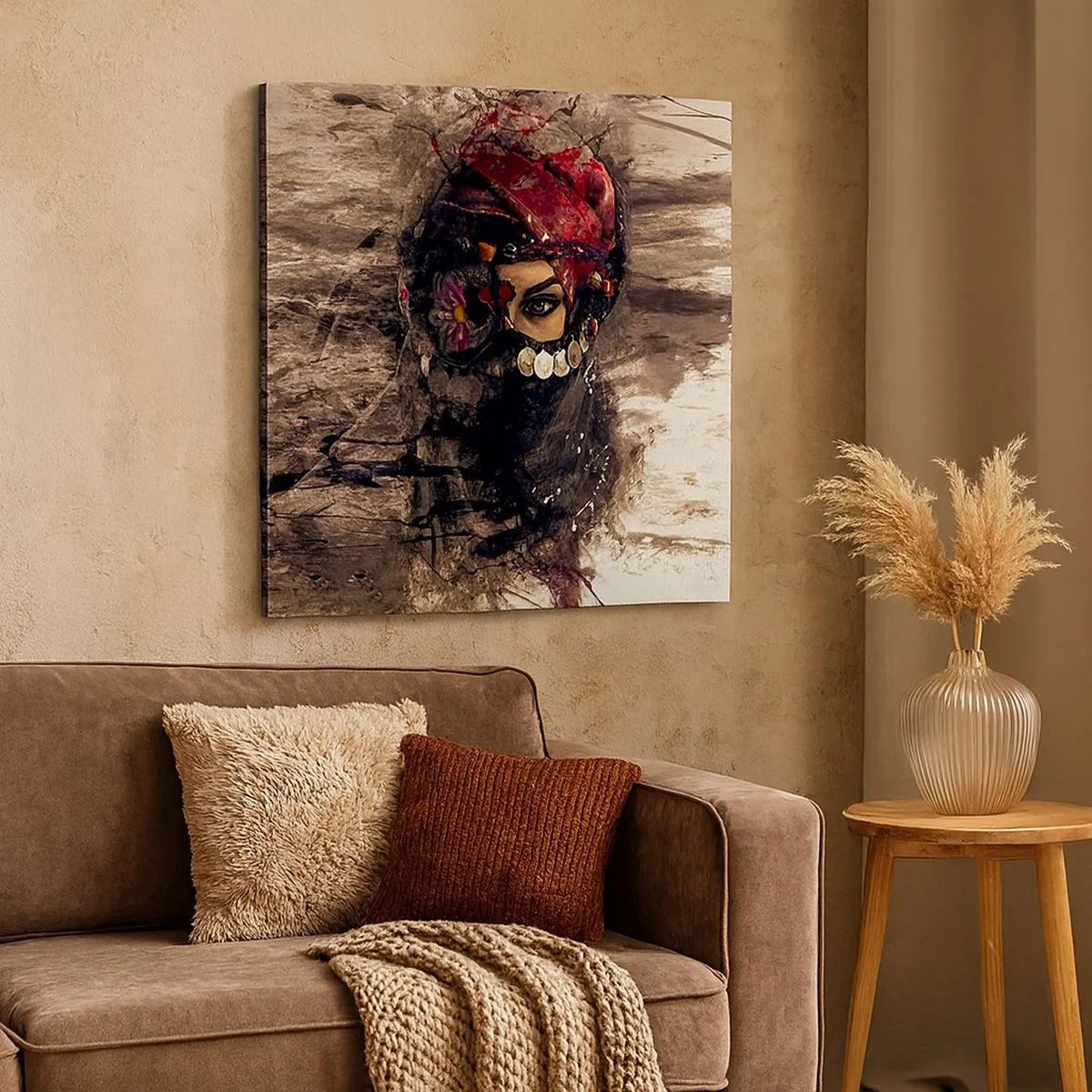 Vászonkép - Legalább riasztó - 30x30 cm