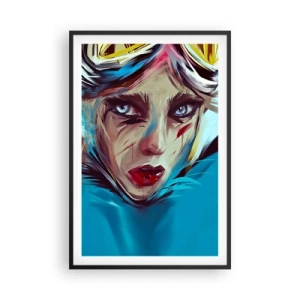 Poszter fehér keretben - Utcai harcos - 61x91 cm