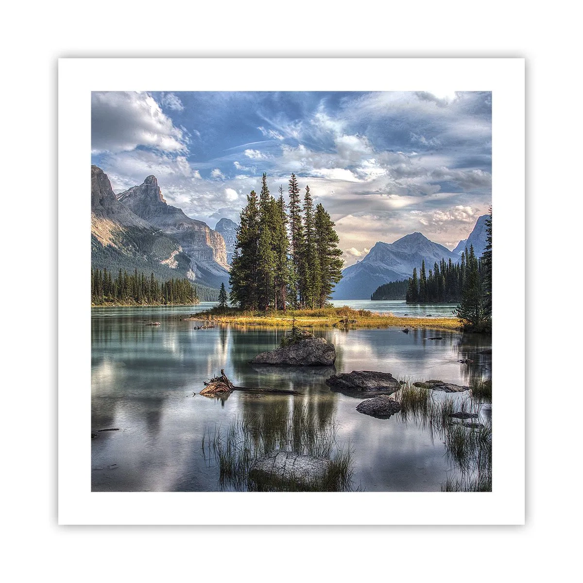 Poszter - A nagy és tiszta víz mellett... - 50x50 cm