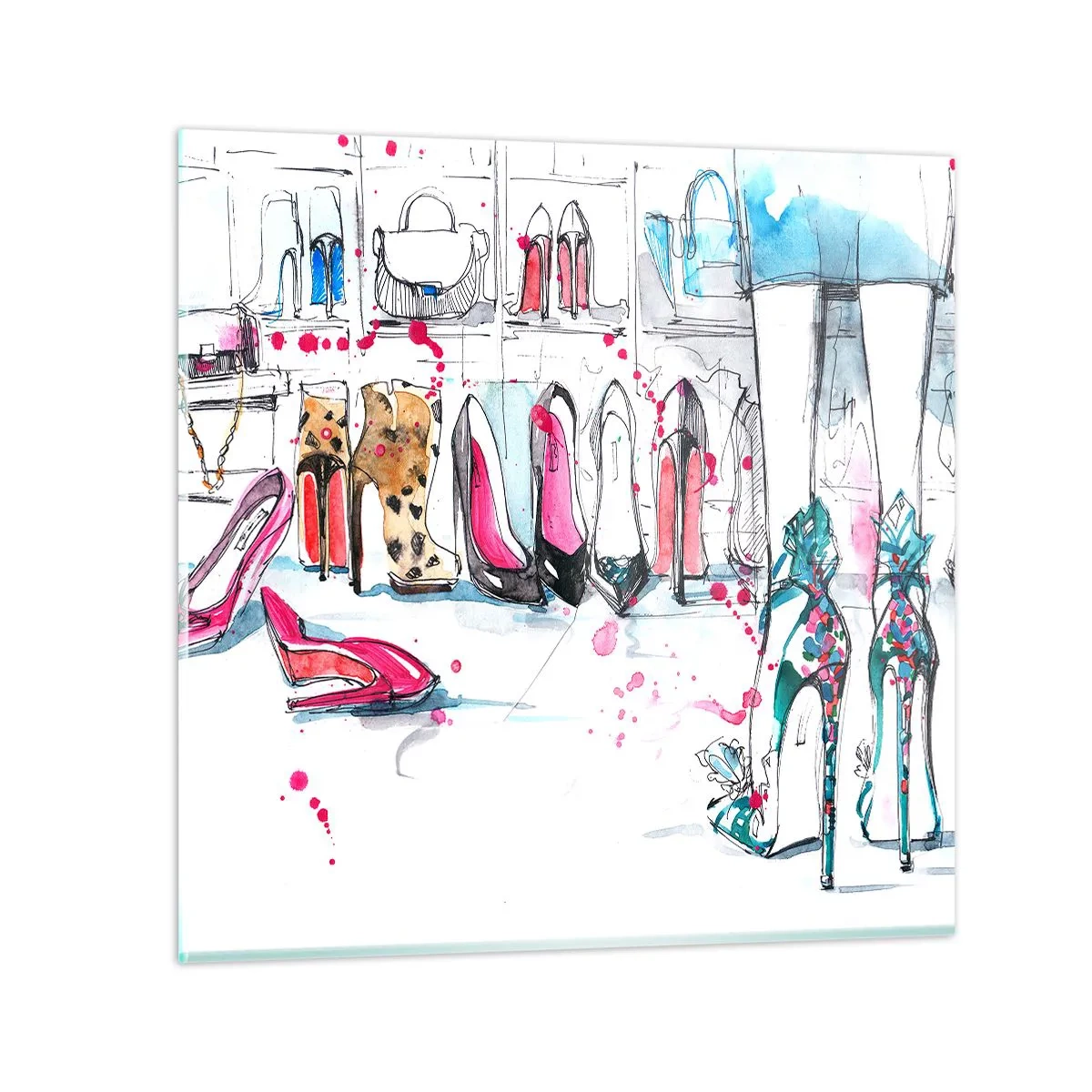 Üveg kép - Szezám, tárulj! - 30x30 cm