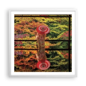 Poszter fekete keretben - A természet templomában - 60x60 cm