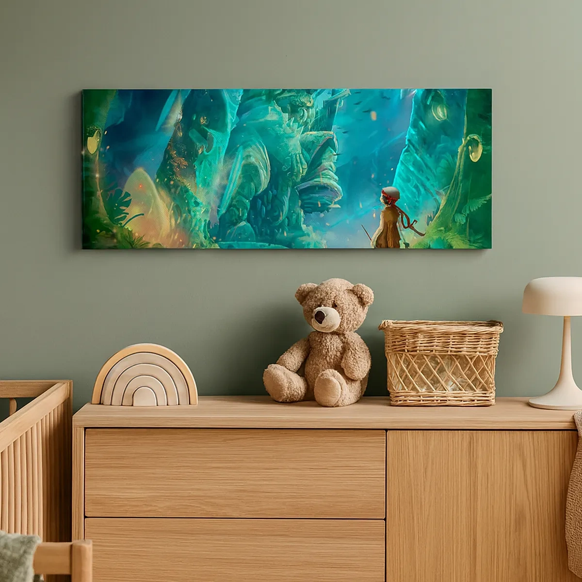 Vászonkép - A nagy mesekönyvből - 30x30 cm