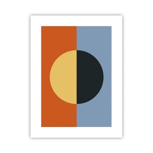 Poszter - A meleg és a hideg kompozíciója - 30x40 cm
