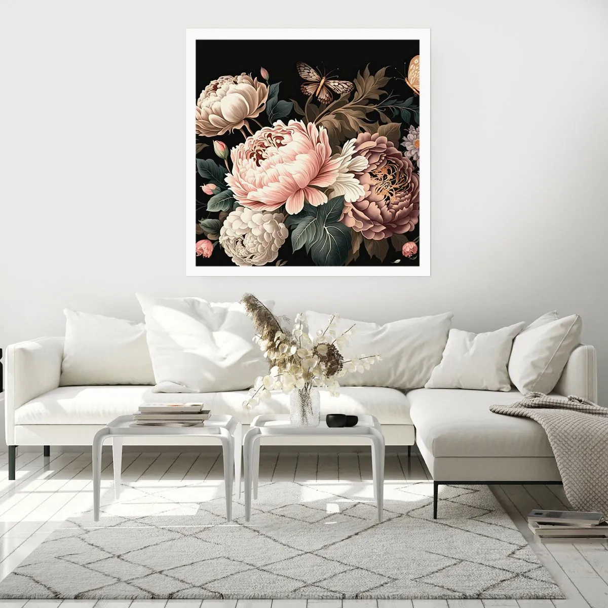Poszter - Barokk stílusban - 60x60 cm