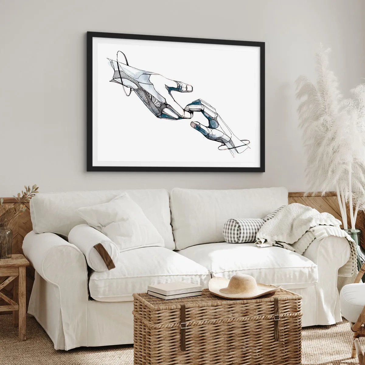 Poszter fehér keretben - Szép gesztus - 40x30 cm