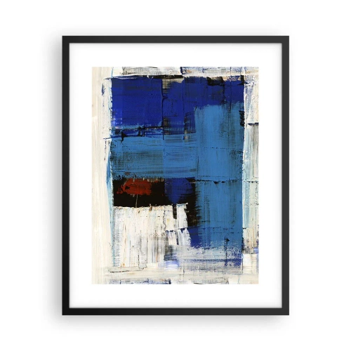 Poszter fehér keretben - A kék titka - 40x50 cm