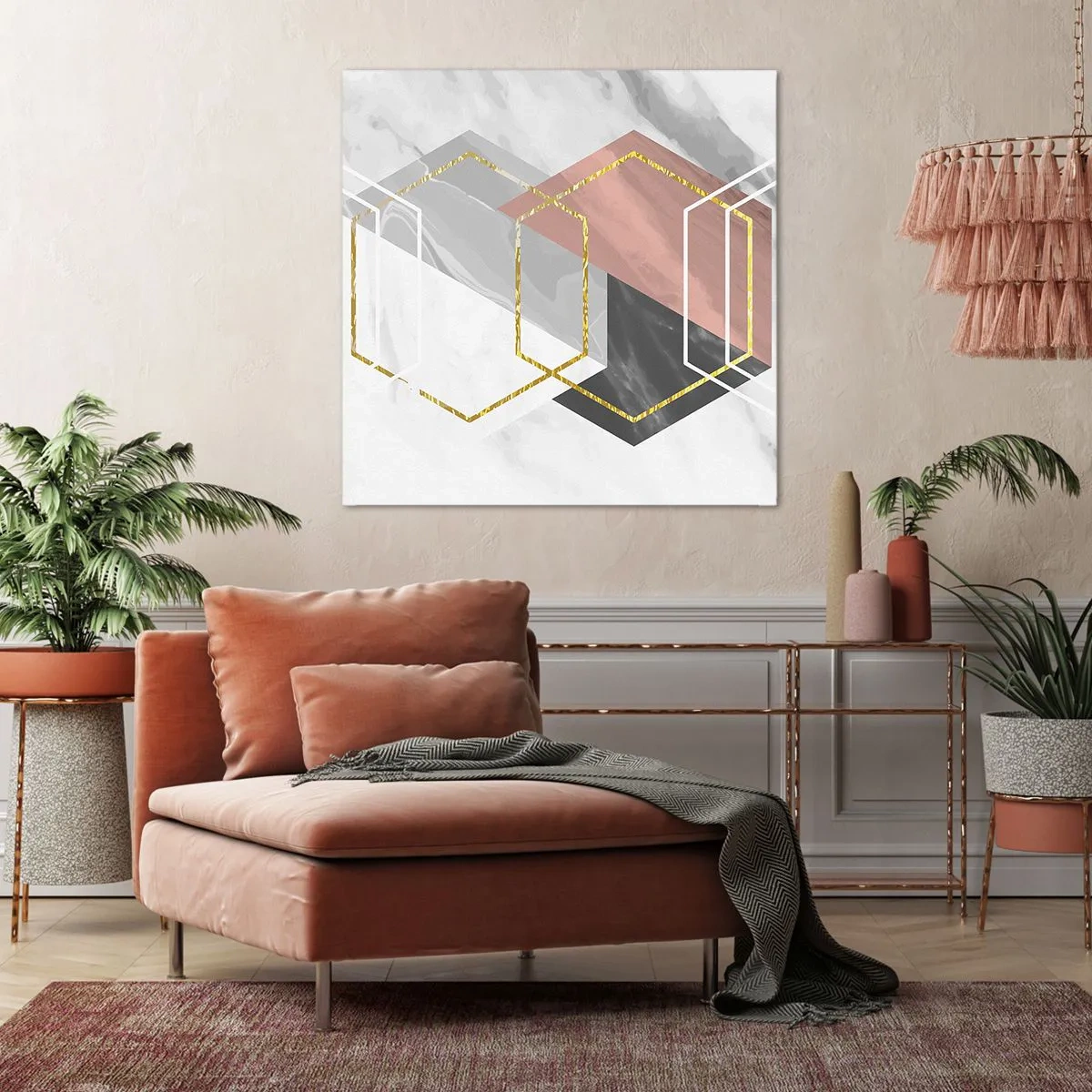 Vászonkép - Lánc kompozíciója - 60x60 cm