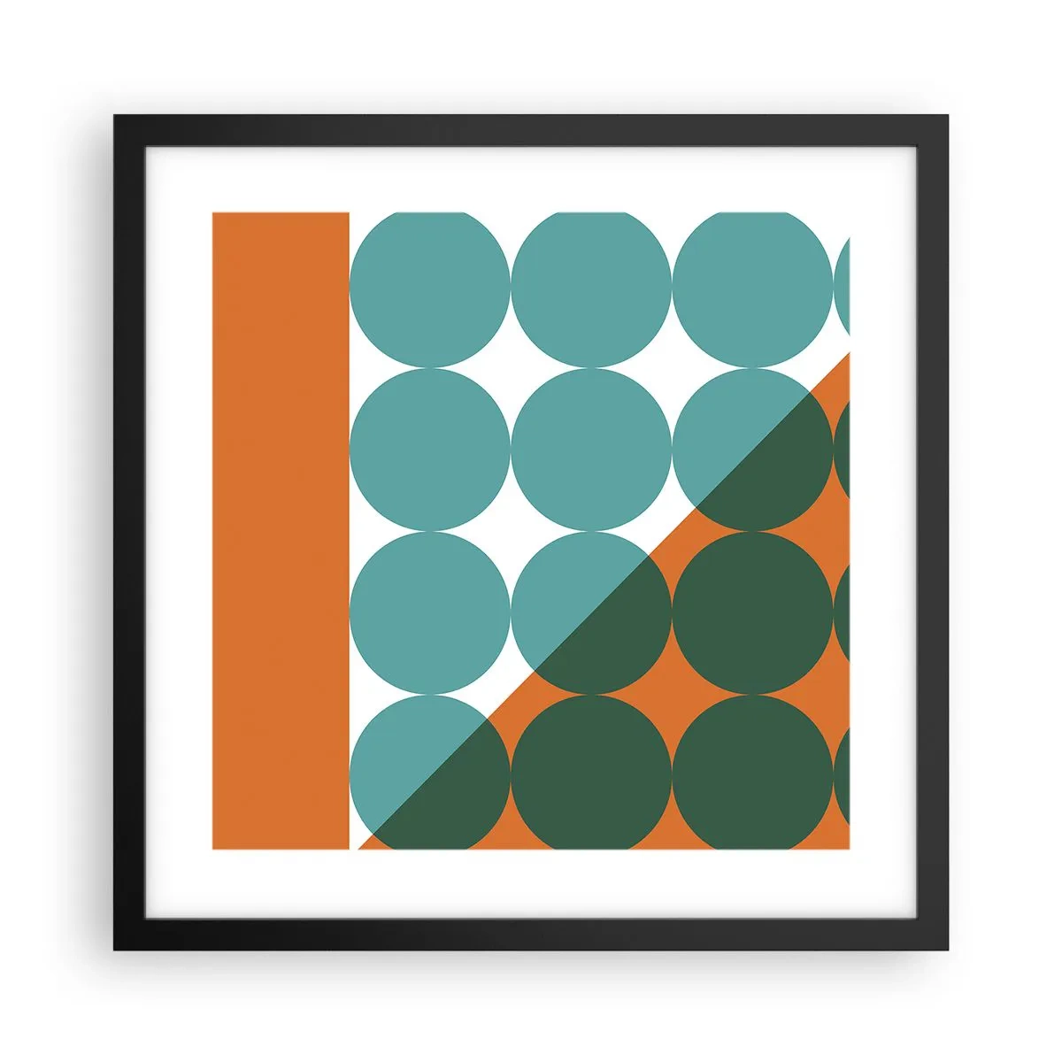 Poszter fehér keretben - Felfelé és átlósan - 40x40 cm