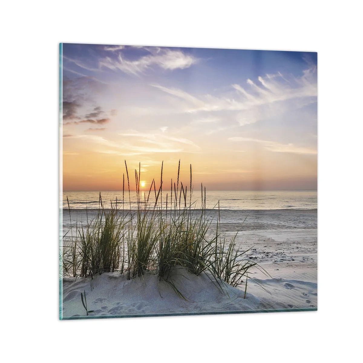 Üveg kép - Nézz, gondolkozz, érezz - 40x40 cm