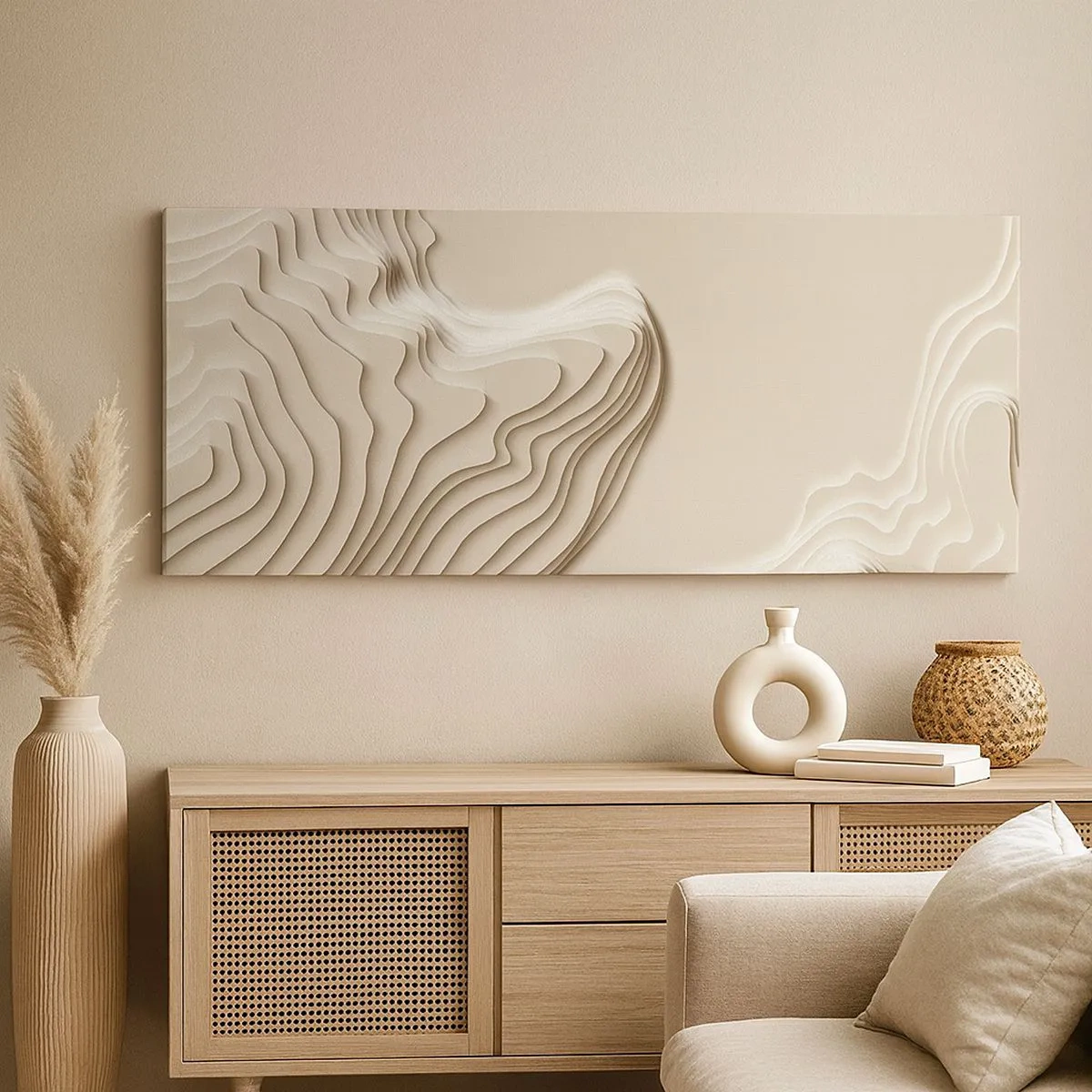 Vászonkép - Művészeti topográfia - 100x40 cm