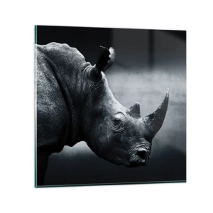 Üveg kép - Jobb profil - 70x70 cm