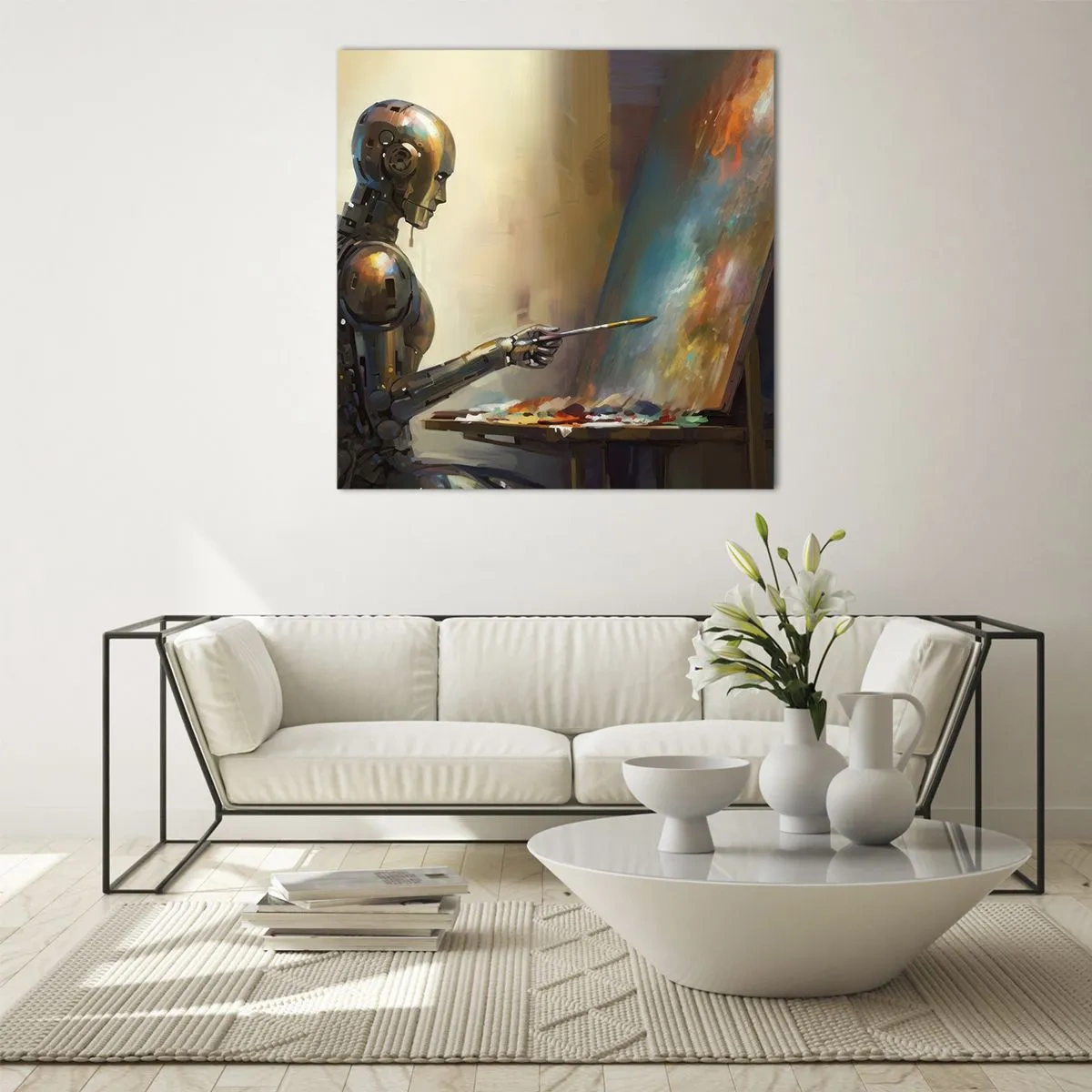 Üveg kép - A jövő művészete - 50x50 cm