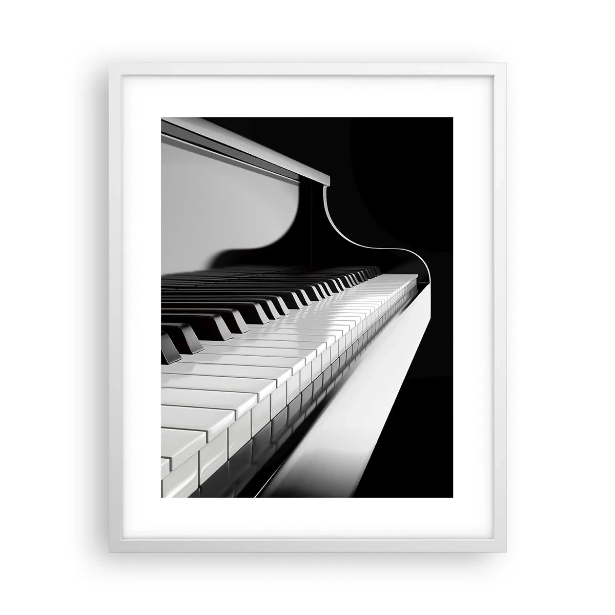 Poszter fekete keretben - A formák és színek harmóniája - 40x50 cm