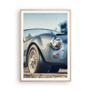 Poszter világos tölgy keretben - Mert a stílus számít - 70x100 cm