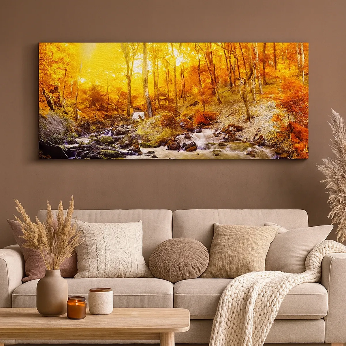 Vászonkép - Kövek aranyba és platinába - 30x30 cm