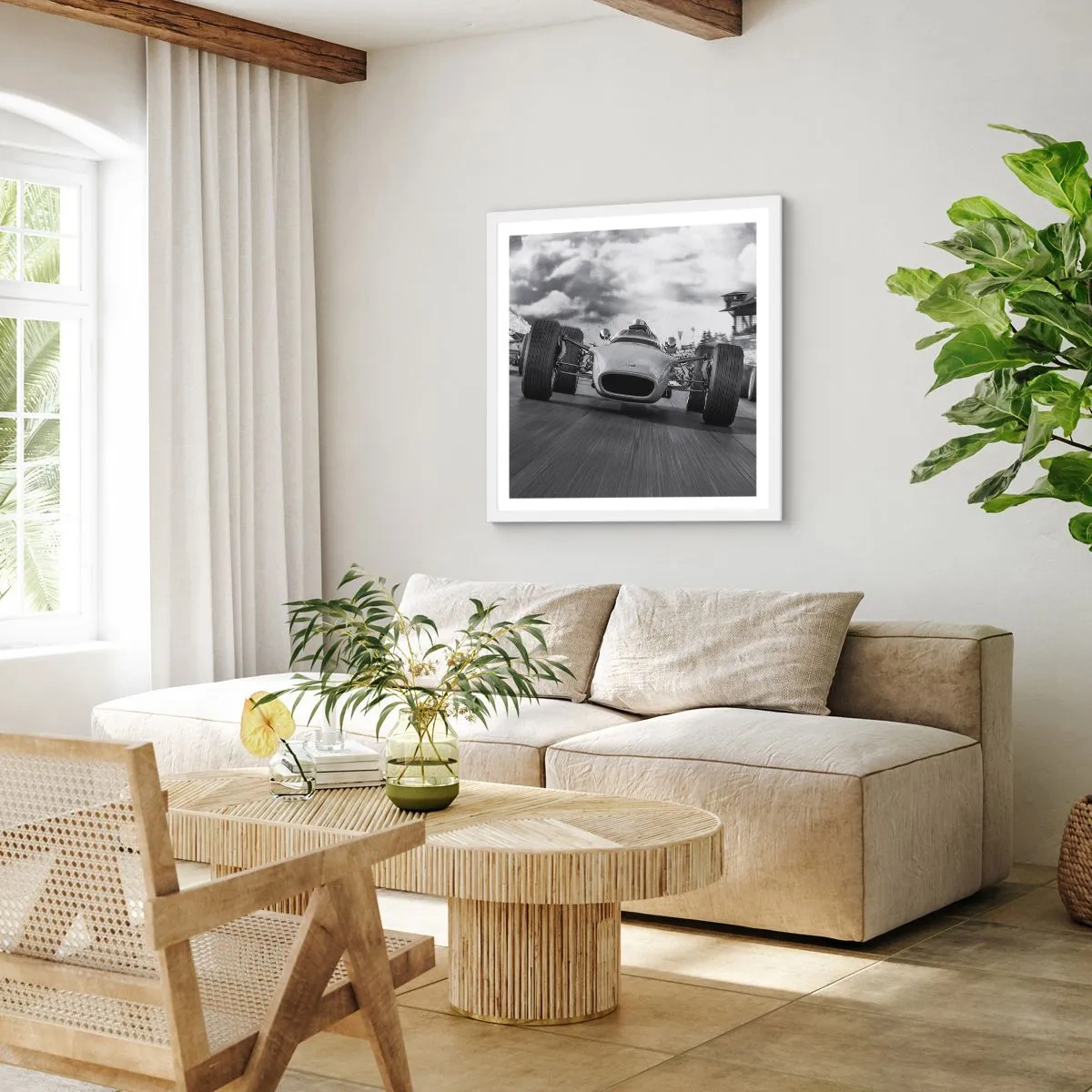 Poszter fekete keretben - Van erő! - 50x50 cm